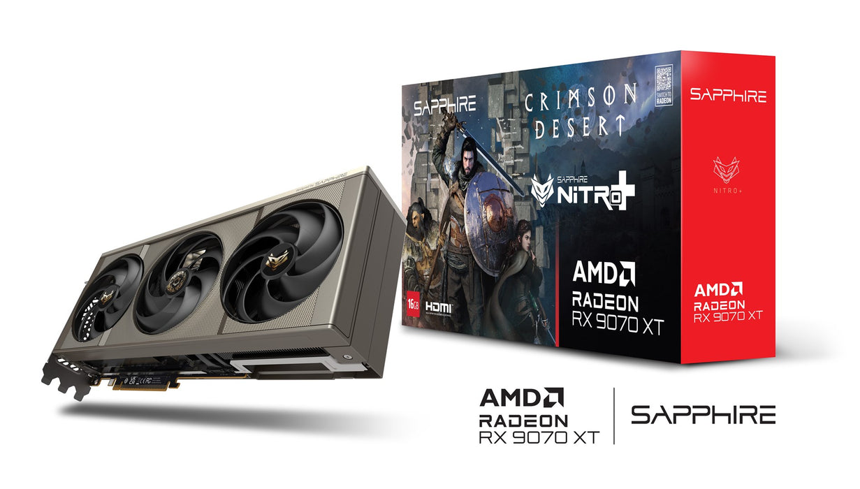 Sapphire NITRO+ AMD Radeon RX 9070 XT OC Crimson Desert Edition 16 GB GDDR6