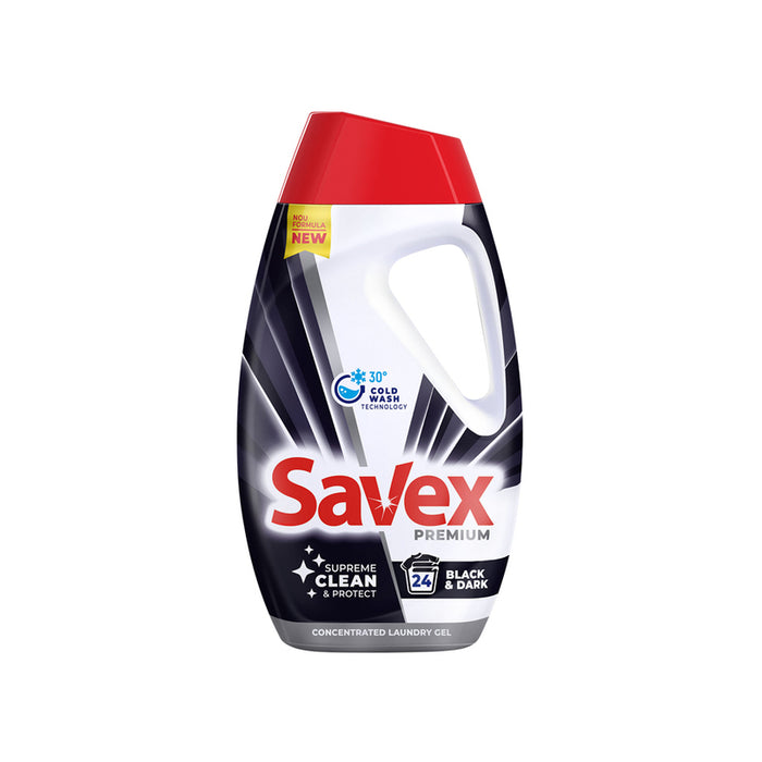 WASHING GEL 1.08L 24 WASH PREMIUM SAVEX BLACK & DARK