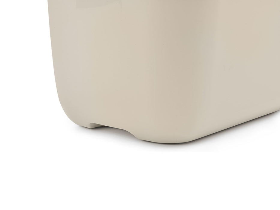 SAVIC HOP Coffee Brown with White Lid – Cat Litter Tray – 58.5x39x39.5 cm – 1 pc.