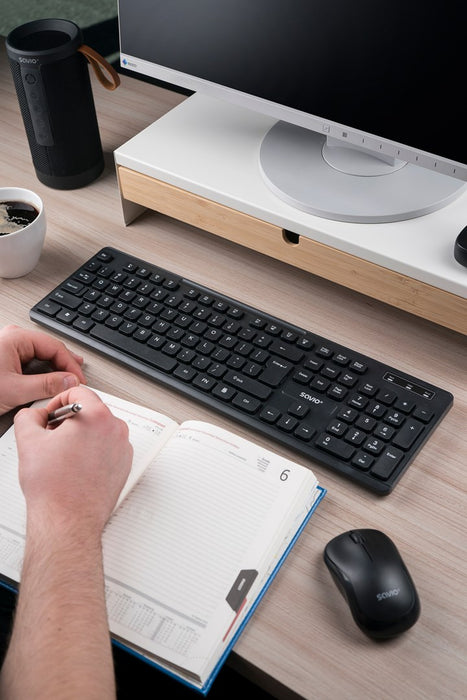 Savio KB-02 keyboard Home/Office USB QWERTY Black