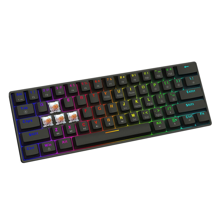SAVIO BLACKOUT X2 Mechanical Keyboard OUTEMU Peach Silent, Hot Swap
