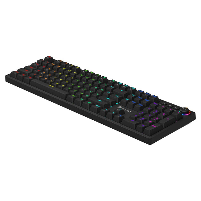 SAVIO STYX Mechanical Keyboard Outemu Red, Hot Swap, RGB