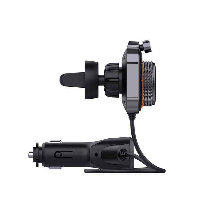 Savio TR-14 Transmiter FM z Bluetooth i ładowarką PD 87.6 - 107.9 MHz Bluetooth/USB Black
