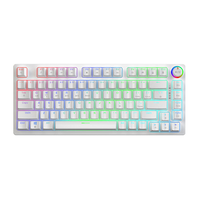 Keyboard Savio PHENIX WHITE GAT RED White