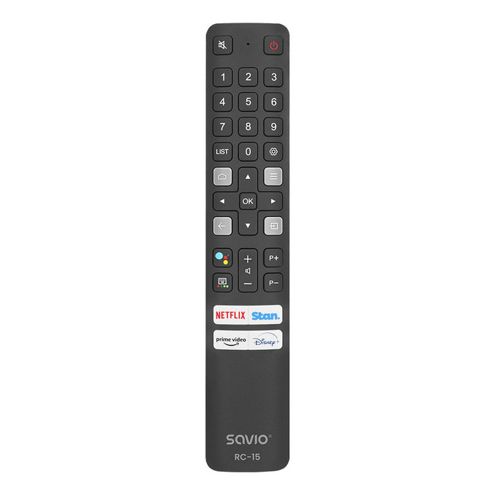 Savio RC-15 universal /replacement for TCL SMART TV remote control IR Wireless Press buttons