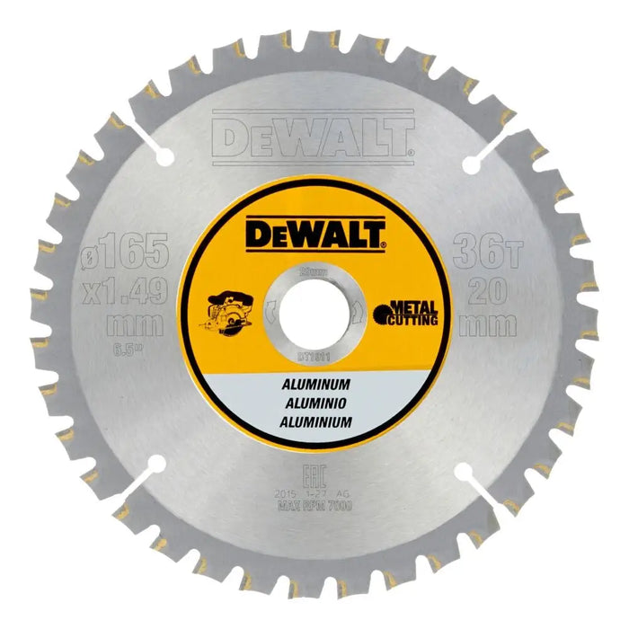Saw blade 165x20 DT1911 DEWALT - Cutting discsNOP-TAT<<<Tools - accessoriesNOP<<<ActionPL