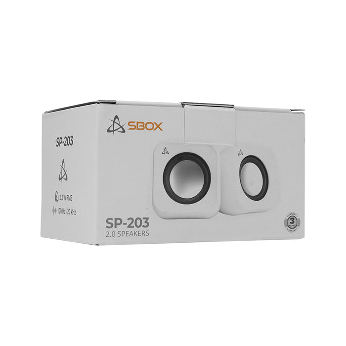 Computer speakers SBOX SP-203W 2.0 WHITE