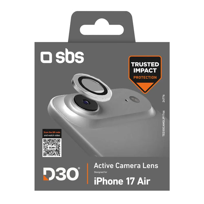 SBS Camera Glass lens protector with D3O technology for iPhone 17 Air - Cell phone tempered glass<<<HurtelXML