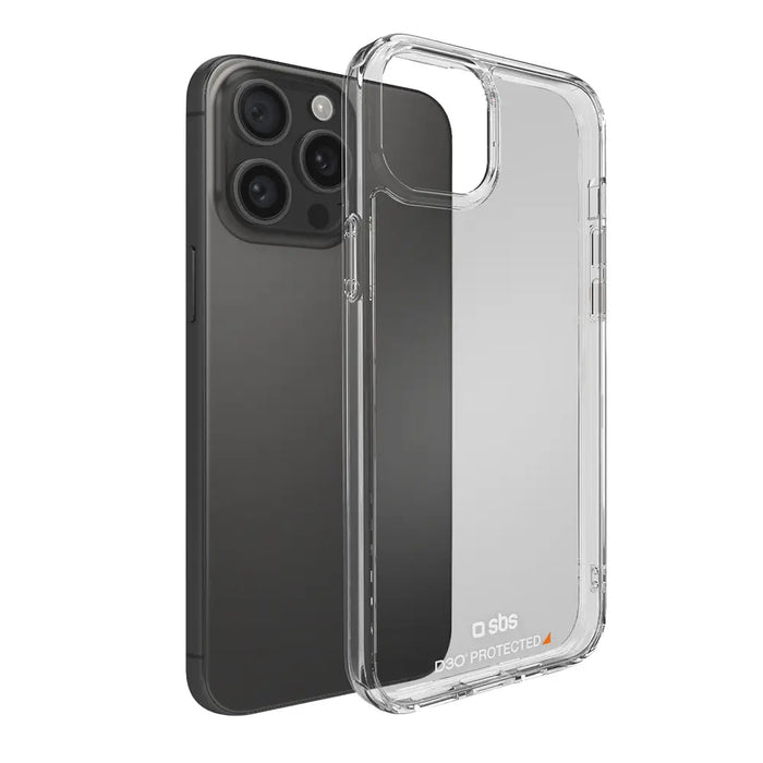 SBS D3O iPhone 15 Pro Max Case - Transparent - Cell phone cases and covers<<<HurtelXML