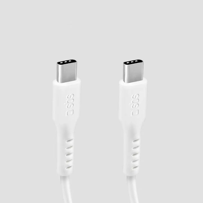 SBS TECABLETCC10W USB-C Cable - USB-C Power Delivery 25W 1 m - white - Cell phone cables<<<HurtelXML