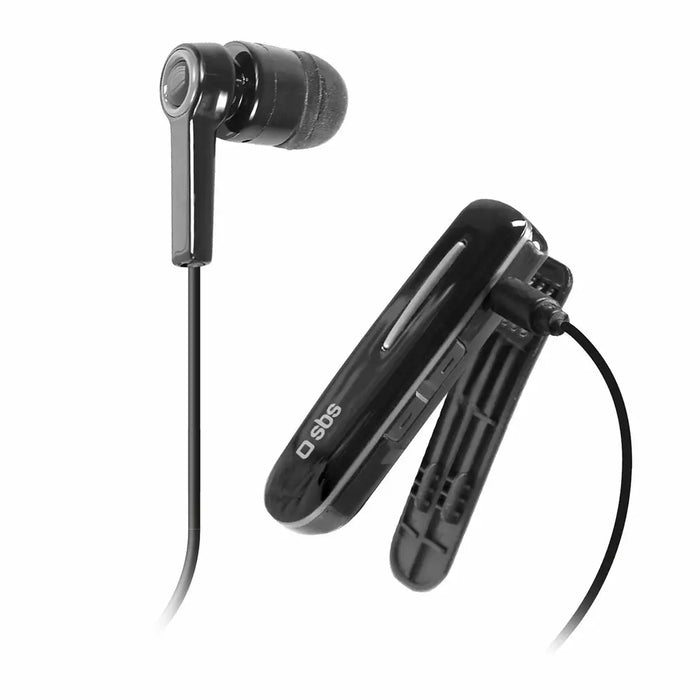 SBS TECLIPHEADSETBTK Wireless Earphone with Clip - Black - Headphones and speakers<<<HurtelXML&&&Аксесоари за
