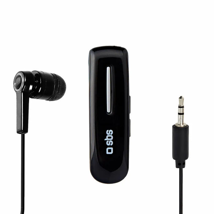 SBS TECLIPHEADSETBTK Wireless Earphone with Clip - Black - Headphones and speakers<<<HurtelXML&&&Аксесоари за