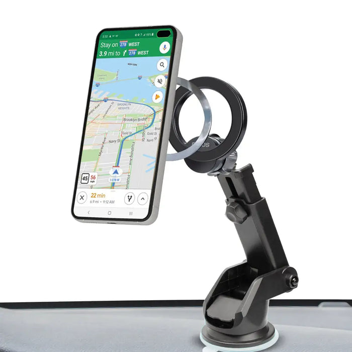 SBS TESUPMAGRINGEXT Smartphone Holder for Dashboard and Windshield MagSafe Compatible - Black - Cell phone