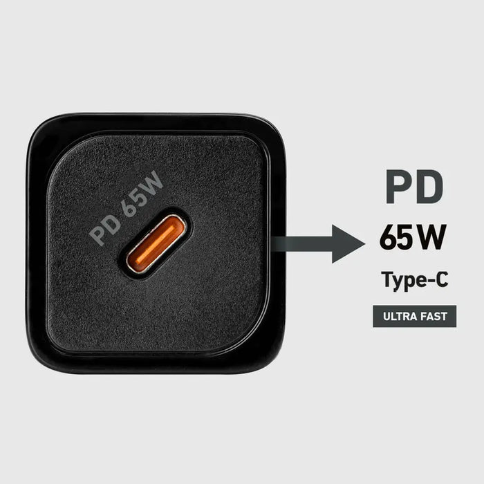 SBS TETRGAN1C65W 65W GaN Power Delivery Charger - Black - Cell phone USB charger<<<HurtelXML