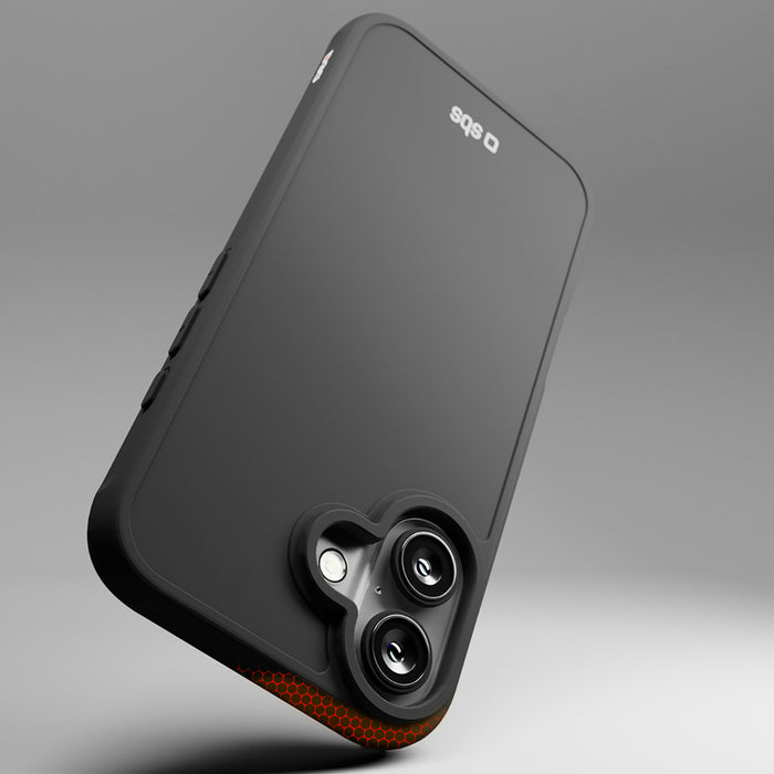 SBS Full Active D3O iPhone 16 Case - Black