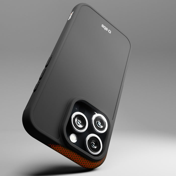 SBS Full Active D3O Case for iPhone 16 Pro - Black