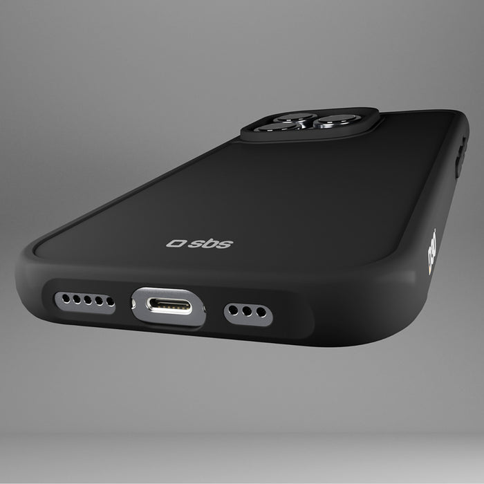 SBS Full Active D3O Case for iPhone 16 Pro - Black