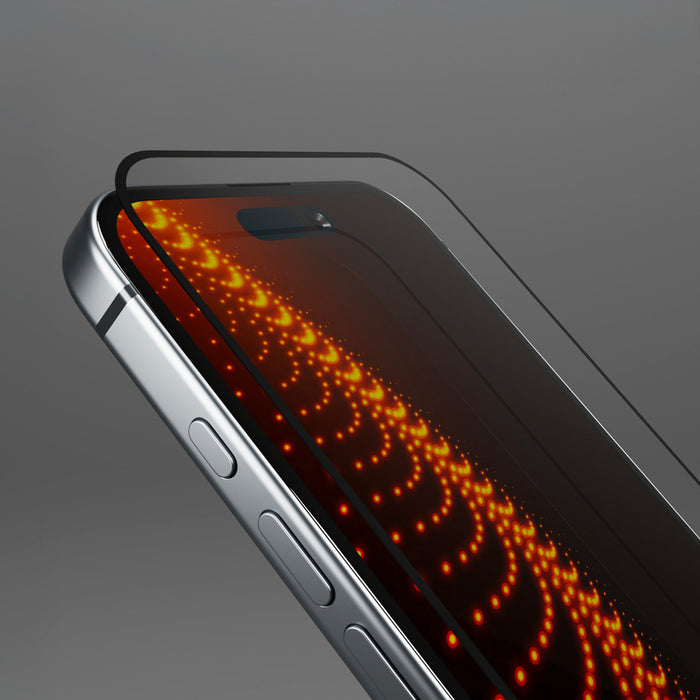 SBS Tempered Glass D3O with frame for iPhone 16 / iPhone 15