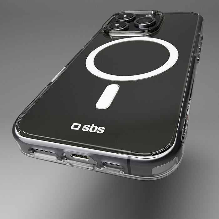 SBS Extreme Mag D3O MagSafe Case for iPhone 16 Pro Max - Transparent