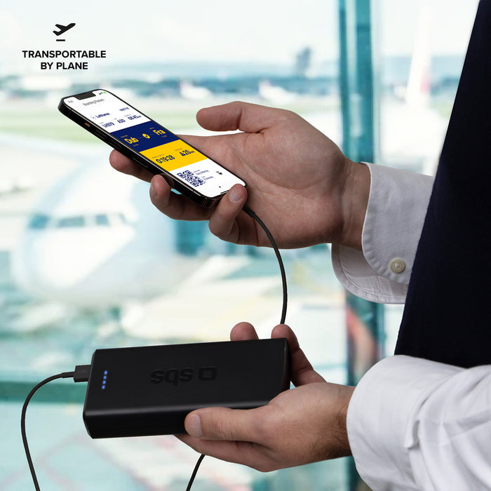 Powerbank Puro Fast 20000 mAh 2x USB-A + 1x USB-C - black