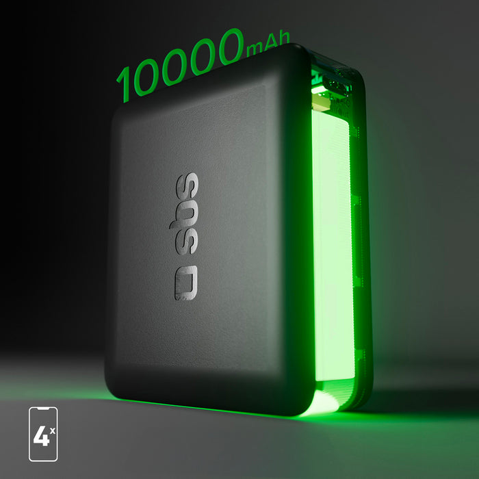 Powerbank SBS TEBB10000HDPD20K 10000 mAh with Power Delivery - black
