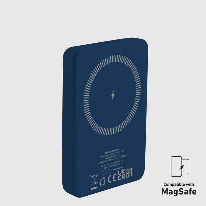 Powerbank SBS TEBB5000MAG1CB 5000 mAh compatible with MagSafe - blue