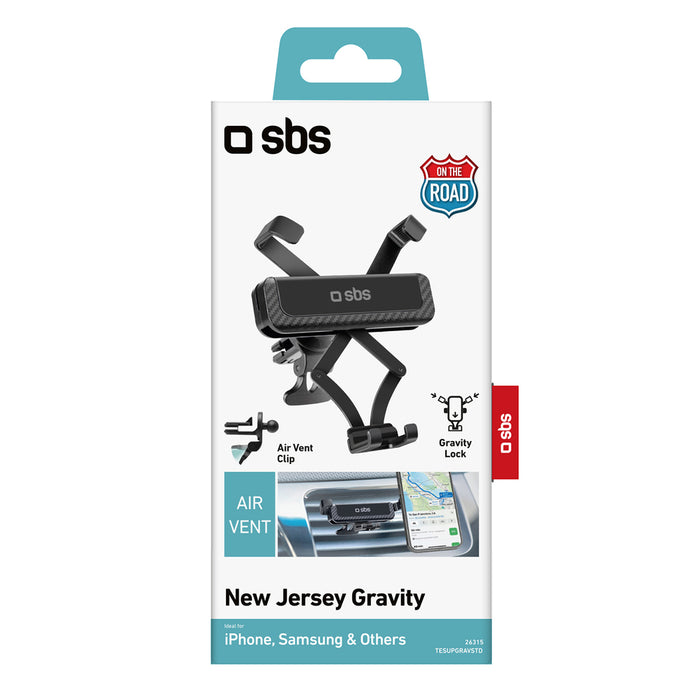SBS TESUPGRAVSTD gravity smartphone holder - black