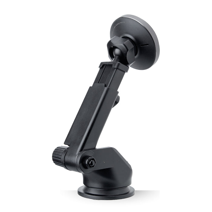 SBS TESUPMAGEXTWIR15W Telescopic Smartphone Holder with Wireless Charger, MagSafe Compatible, for Windshield and Dashboard - Black