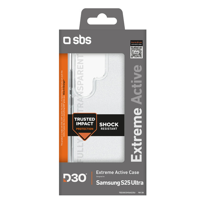 SBS D3O Case for Samsung Galaxy S25 Ultra - Transparent