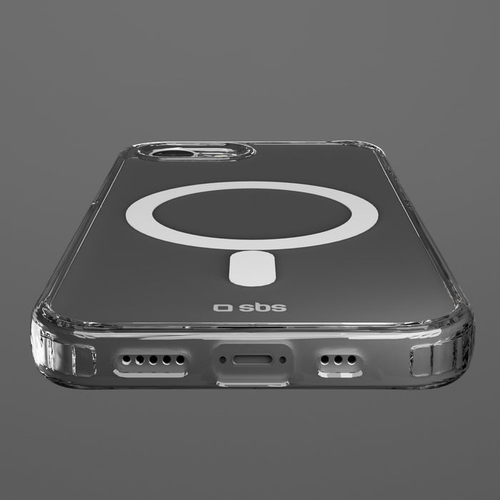 SBS Extreme Mag D3O MagSafe Case for iPhone 16e/17e - Transparent