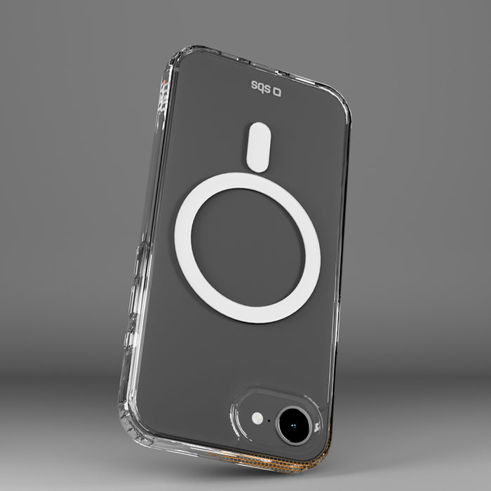 SBS Extreme Mag D3O MagSafe Case for iPhone 16e/17e - Transparent