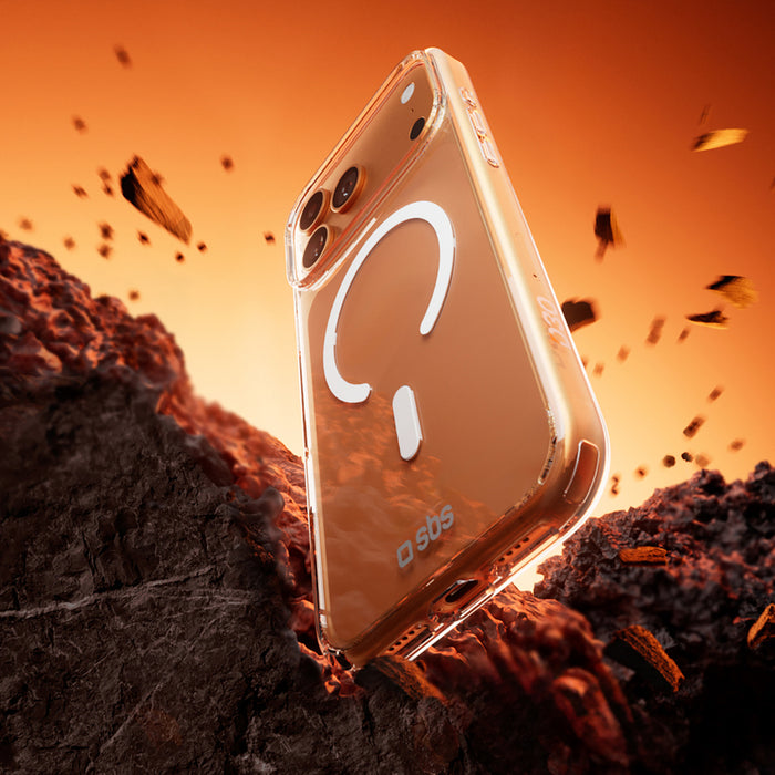 SBS Extreme Mag Case with D3O Technology for iPhone 17 Pro Max - Transparent