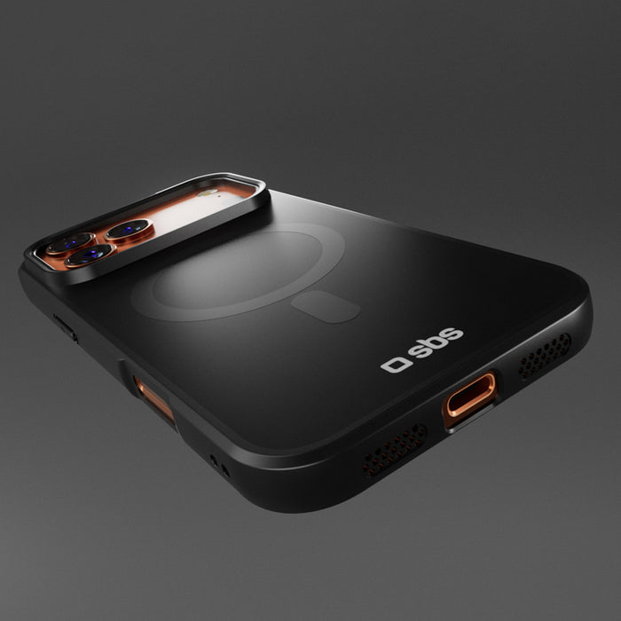 SBS Full Active Mag Case with D3O Technology for iPhone 17 Pro Max - Black