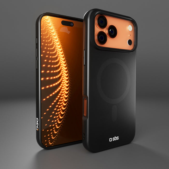 SBS Full Active Mag Case with D3O Technology for iPhone 17 Pro - Black