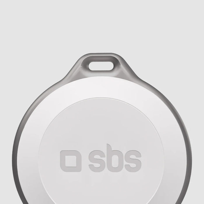 SBS Track My Circle Waterproof IP65 Locator Compatible with Apple Find My - White
