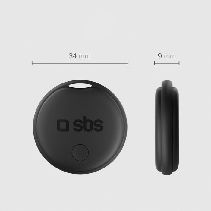 SBS universal locator Track My Dual set of 4 - black