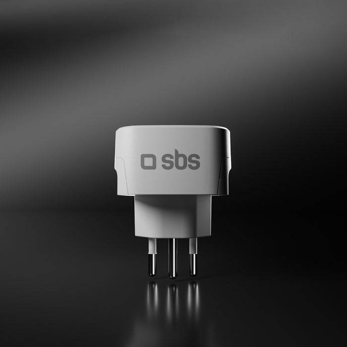 SBS CH Travel Adapter - Universal - White