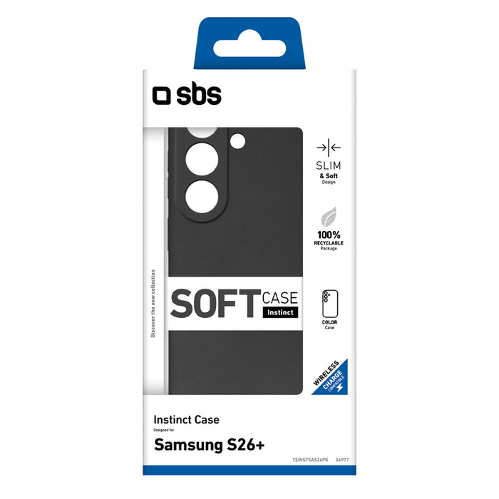 SBS Instinct Case for Samsung Galaxy S26 Plus - Black