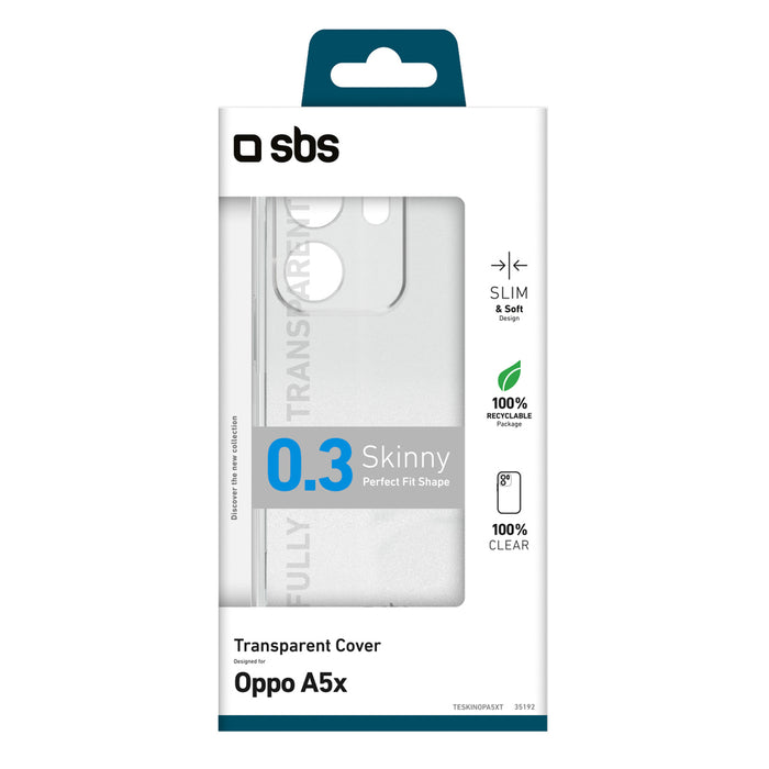 SBS Skinny Cover for Oppo A5X - Transparent