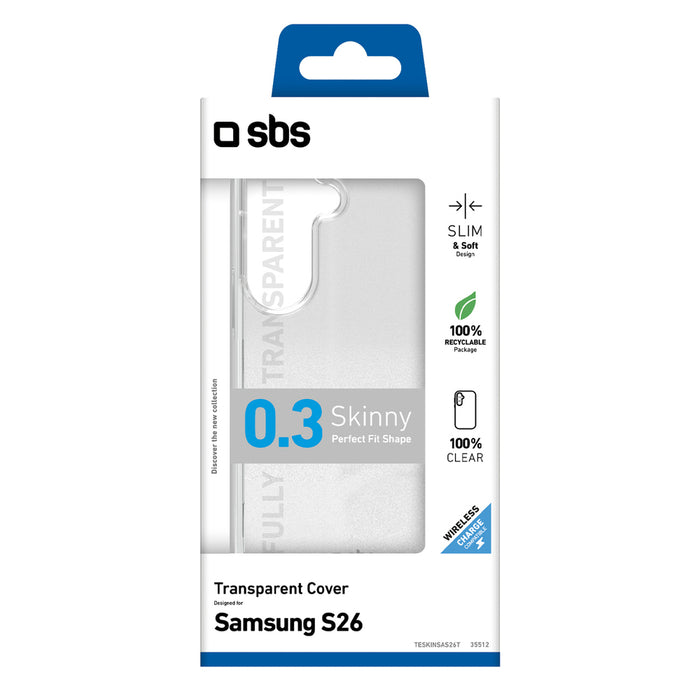 SBS Skinny Cover for Samsung Galaxy S26 - Transparent