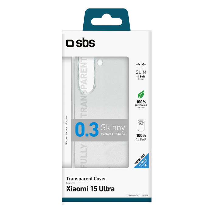 SBS Skinny Cover for Xiaomi 15 Ultra - transparent
