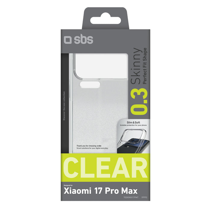 SBS Skinny Cover for Xiaomi 17 Pro Max - Transparent