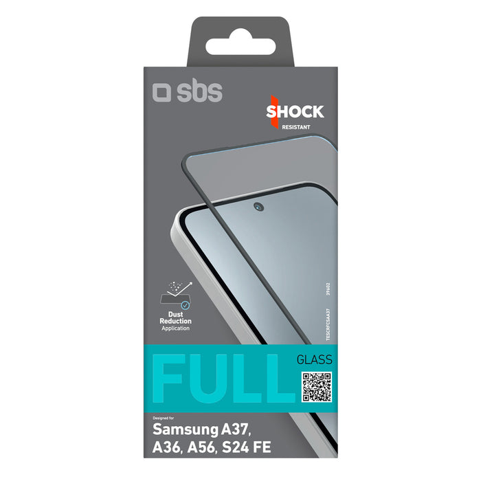 SBS Full Cover Tempered Glass for Samsung Galaxy A37
