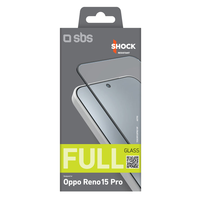 SBS Full Cover Tempered Glass for Oppo Reno 15 Pro