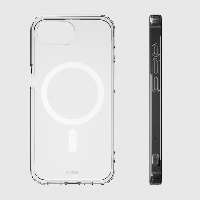 SBS Cover Light Mag Protective Case for iPhone 16e / 17e Compatible with MagSafe - Transparent