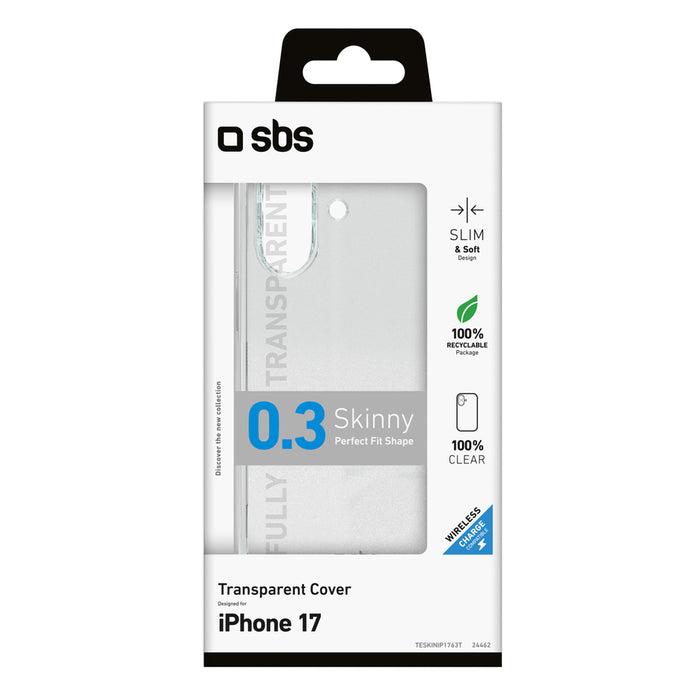 SBS Skinny Cover for iPhone 17 - transparent