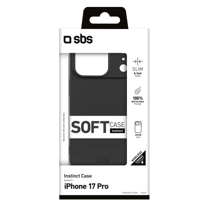 SBS Instinct iPhone 17 Pro Case - Black