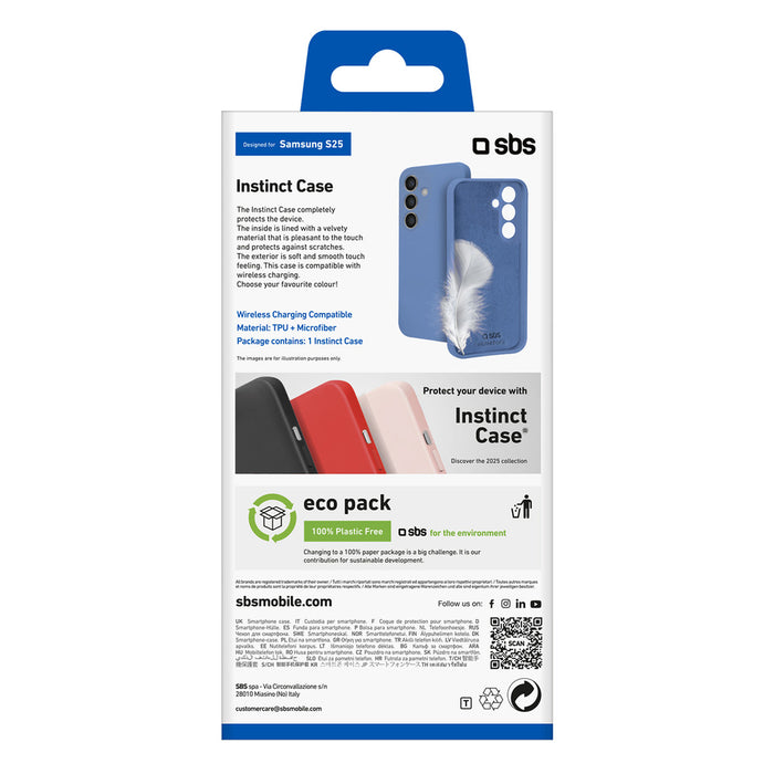 SBS Instinct Case for Samsung Galaxy S25 - Blue