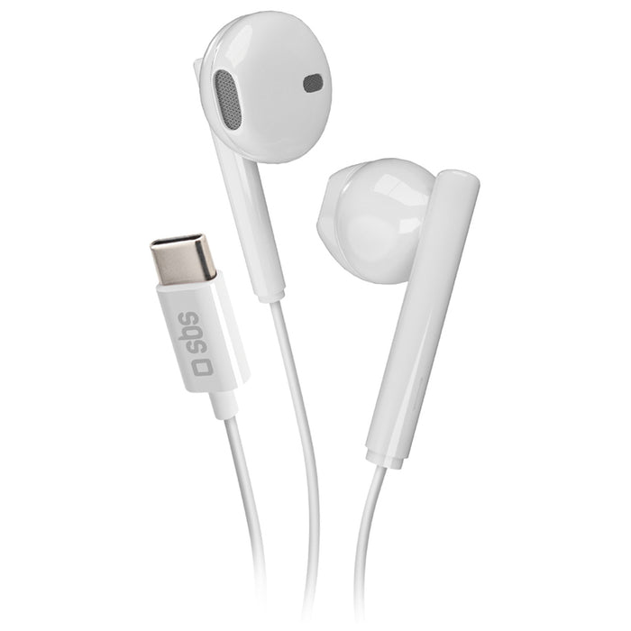 Stereo headphones SBS STEREO HEADPHONES SBS 43803 WHIT
