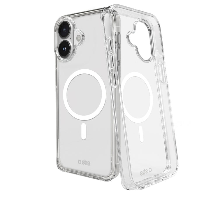 SBS LIGHT MAG IPHONE 16 CLEAR CASE
